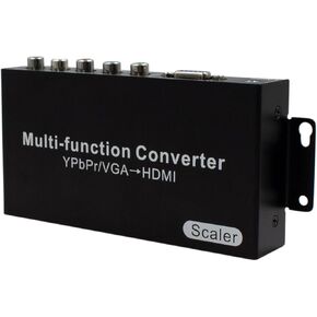 Wiistar YPbPr/VGA to HDMI Converter with Audio Scaler Function up to 1080P60Hz for PC Game Console HDTV Monitor Projector