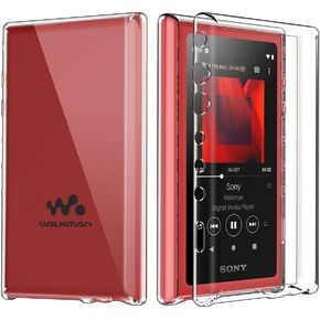 Case for Sony NW-A100/A100TPS/A105HN/A105/A106HN, Shock Absorption Lightweight Ultra Slim Soft TPU Cover for Sony NW-A100/A100TPS/A105HN/A105/A106HN (Crystal Clear)