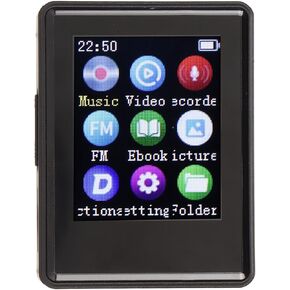 80GB MP3 Player with Bluetooth, HiFi Lossless Sound MP3 Spotify Player with Recording, E Book 1.77 Inch Streaming MP3 MP4 Player for Kids
