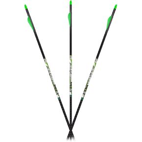 Carbon Express D-Stroyer Piledriver 400 Spine, 6-Pack of Fletched Arrows, Available in 350 & 400 Spine