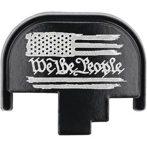 Laser Engraved Aluminum Rear Slide Cover Back Plate for Full Size Smith & Wesson M&P and M&P M2.0 9mm/.40/.45 (NOT Shield) Accessories, Choose Design