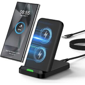 Moto Edge 2024 Wireless Charger for Motorola Razr 2024,Moto G Stylus/Power 5G 2024,15W Fast Wireless Charging Station for iPhone 16 15 14,Samsung Galaxy S24 Ultra/FE S23 S22,Google Pixel 9 Pro XL 8 7