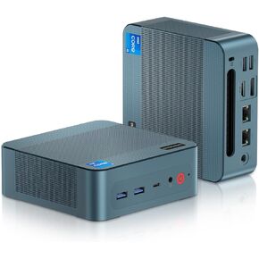 Mini PC Intel Core i9 12900H(14C/20T, Turbo 4.7GHz), 32GB DDR5 RAM 1TB PCIe 3.0 SSD,Small Desktop Computer Dual 2.5GbE/4x USB3.2/HDMI/DP/Thunderbolt 4