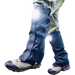 Pike Trail x Nighthawk Pro Gear Trailblazer Leg Gaiter: Illuminated for Nighttime Sand, and Snow - Hunting, Mountain Climbing, or Snowshoeing