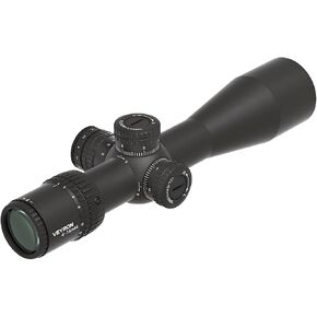 Vector Optics 4-16x44IR SFP Compact Riflescope – Versatile 4-16x Zoom, Fully Multi-Coated Optics, Illuminated Red Reticle, Compact Design, Precise Windage and Elevation Adjustments