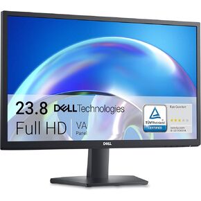Dell 24 SE2425H Monitor - 23.8-Inch Full HD (1920x1080), VA Panel, 5ms Response Time, Tilt, Certified by TÜV Rheinland for 3-Star Eye Comfort - Black