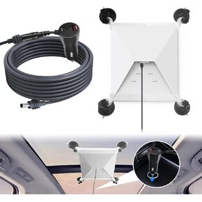 Starlink Mini Mount for Car,Car Charger and 5M Power Cord Set,Starlink Mini Accessories,Starlink Mini Complete Solution for Car,Enjoy High Speed Internet Connection Anytime!