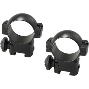 Medium Profile 1 inch Diameter Scope Ring Set for 11mm Dovetail Rails