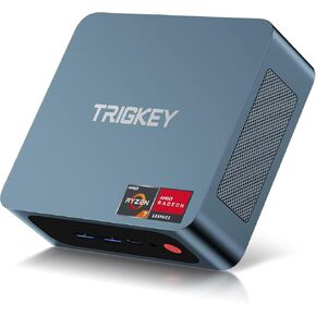 Trigkey Mini PC ، AMD Ryzen 7 5850U (8C/16T ، حتى 4.4 جيجا هرتز) ، Mini Desktop Computer 32GB DDR4 1TB M.2 NVME SSD ، 4K 60Hz العرض الثلاثي (DP1.4+HDMI+TYPEN /الألعاب ، wifi6/bt5.2 ، Gigabit LAN