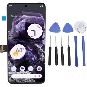 Organic Screen Replacement for Pixel 8 5G, Pixel 8 5G GKWS6 G9BQD Frame, Digitizer Assembly with Frame Repair Tools for Pixel 8 GKWS6 G9BQD