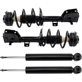 TRQ Front & Rear Complete Strut Assembly & Shock Kit Compatible with 17-20 Chrysler Pacifica