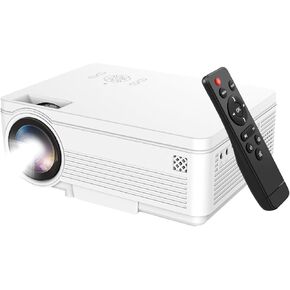 Upgraded Bluetooth Projector Mini Projector 1080P Full HD Projector Portable Projector with Speaker Compatible with Laptop, Smartphone, TV Stick, Xbox, PS5