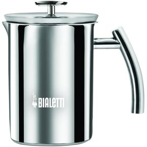 Bialetti Cappuccino Machine Milk Frother, Small, 200 milliliters, Steel