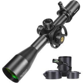 WestHunter Optics HD 4-16x44 SFIR PRO Riflescopes, 30 mm Tube Red Illuminated Second Focal Plane Tactical 1/10 MIL Shooting Scope