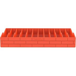 IINE Switch Game Card Storage Rack, 12 PCS Switch Game Cards Storage Tower, Card Holder for Switch Game Card, Game Card Display Box for Switch (Orange)