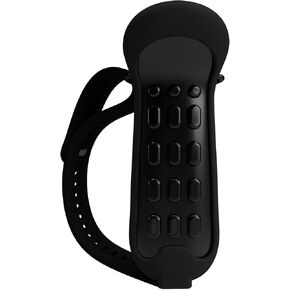 Twiddler4 - Single Hand Chording Keyboard and Mouse Wireless Bluetooth Mini Keyboard Portable Handheld Pocket Rechargeable Keyboard for PC iPhone iPad Samsung Android Tablet (Black Body/Black Wrap)