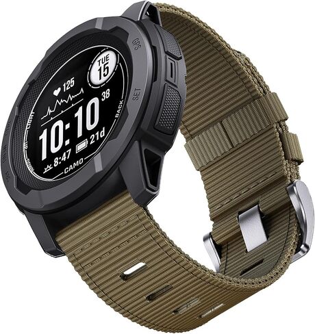 لفرقة Garmin Instinct/Instinct 2 ، حزام مراقبة نايلون ناعم متوافق مع Garmin Instinct Tactical/Tide/Esports/Instinct Solar in Kuwait