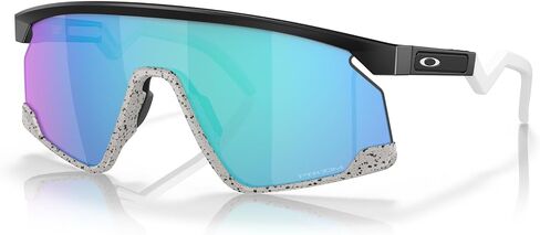 Oakley Unisex Sunglasses Matte Black Frame, Prizm Sapphire Lenses, 39MM in Saudi Arabia