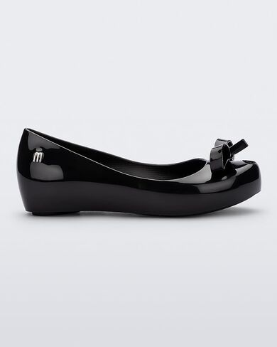mini melissa Ultragirl Mary Jane Jelly with Bow for Girls, Glitter Pink, 1 in Kuwait