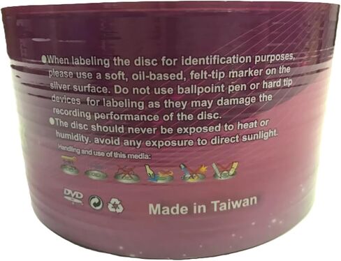 أقراص مميزة DVD-R 16X Silver Silver Discs ، 4.7 جيجابايت ، 120 دقيقة ، 50 عبوة in Saudi Arabia