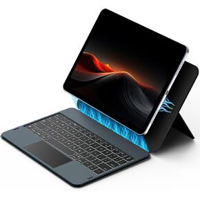 Keyboard Case for iPad 10th Gen 10.9 inch,Smart Connector Technology,Non- Charge Detachable Keyboard with Large Precision Trackpad,Full-Size Backlit Keyboard