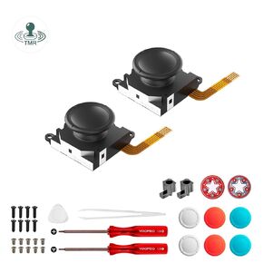 AKNES GuliKit JoyCon TMR Joysticks Replacement, TMR Joysticks Compatible with Nintendo Switch OLED/Switch/Switch Lite JoyCon Controller, with Repair Kit - 1 Pair