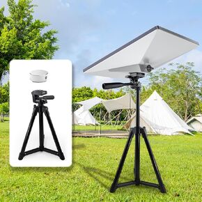 QUIDDITY Starlink Mini Tripod Mount with Adjustable Height and Tilt for Enhanced Signal, Satellite Pole Mounting Kit with Pipe Adapter, Compatible with Starlink Mini Dish