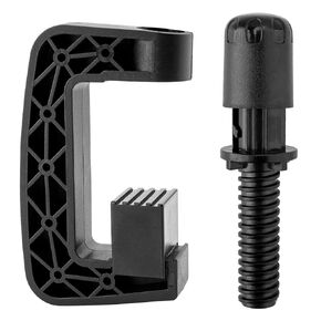 YIBEICO Steering Wheel Fixing Clamp for Logitech G25 G27 G29 G920 G923, Replacement Fixed Clamp Clip Screw Bolt (BLACK 1PCS)