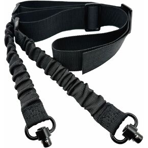 QD Sling Swivel Mounts Black Metal 1.25 inch Sling Attachment Clip