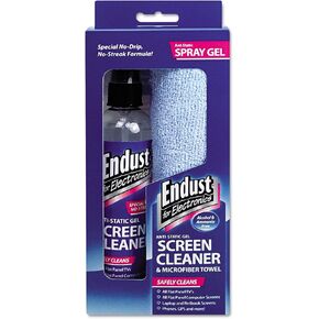 Endust for Electronics 12275 LCD/Plasma Cleaning Gel Spray, 6oz, Pump Spray w/Microfiber Cloth