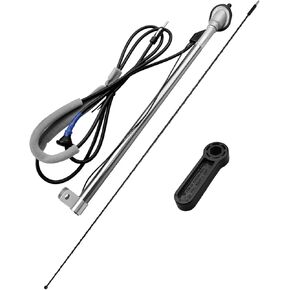 Manual Antenna Assembly Kit with Antenna Base and Antenna Nut Top Fit for Toyota Tacoma 1995-2004 Replace 86300-04050 86396-04010, 32" Antenna