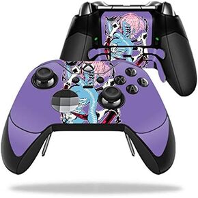MightySkins Skin Compatible with Microsoft Xbox One Elite Controller - Skeleton Girl | Protective, Durable, and Unique Vinyl wrap Cover | Easy to Apply, Remove, and Change Styles | Made in The USA