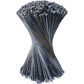 Zip Ties 14 inch (1200 Pack), Black Cable Zip Ties 50 lbs Tensile Strength Nylon Self-Locking Wire Ties Wraps for Outdoor and Indoor Use by ECRABONE