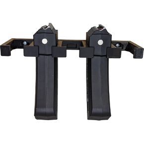 Mount for 10/22 22LR and 17HMR/22WMR Mags - Wall | Magazine Holder Storage Rack (17HMR/22WMR, 5 Mag)