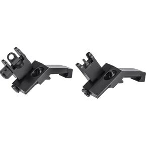 Barska AW13260 Flip-Up 45 Degree Offset Sight Set, Black