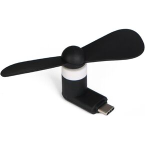 Fan Outdoor Portable USB Type C Port Cooling Fan for Phone Tablet Summer Accessory Outdoor Fans for Devices Phones Tablets