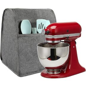 Kitchen Aid Mixer Cover,Stand Mixer Cover Compatible with 6-8 Quarts Kitchen Aid Hamilton Stand Mixer,Cover For Kitchen Aid Mixer,Kitchen Aid Covers For Stand Mixer.Kitchen Aid Mixer Accessories.Gray