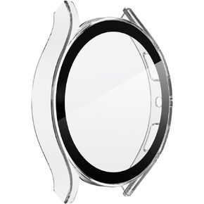 ZAGG InvisibleShield Glass Elite 360 Samsung Galaxy Watch6 (40mm) Screen Protector - Integrated Bumper & Glass Protection, 5X Stronger, Smudge-Resistant with ClearPrint Technology, Easy Install