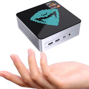 GTX Business Mini Desktop, AMD Ryzen 9 7940HS (8-Core, Up to 5.2GHz), AMD Radeon 780M, 32GB DDR5 RAM, 1TB SSD, HDMI, DP Port, USB A&C, Dual Ethernet Port, Wi-Fi 6, Windows 11 Pro