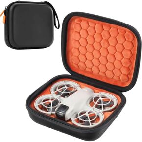 ProCase DJI Neo Carrying Case, Portable Travel Hard Shell Shockproof Case for DJI Neo Drone (Case Only) -Orangeblack
