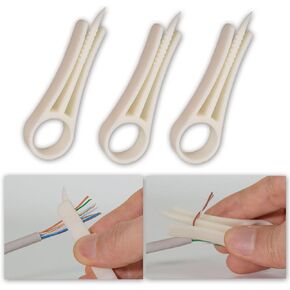 Network Cable Untwist Tool, Engineer Wire Straightener for CAT5/CAT5e/CAT6/CAT7 Wires Pair Separator Tools Quickly & Easily Untwists