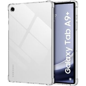 MoKo Case for Samsung Galaxy Tab A9 Plus 11 Inch 2023 (SM-X210/SM-X216/SM-X218), Ultra Slim Soft Flexible Transparent TPU Skin Bumper Back Cover Shell for Samsung Galaxy Tab A9+ 2023, Clear