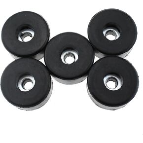5PCS 1-1/2inch Deep Air Compressor Isolation Pads Replace Rubber Isolation Feet Anti Vibration Pad Suitable for Speaker Cabinet Computer Desk Feet Sofa Cushions
