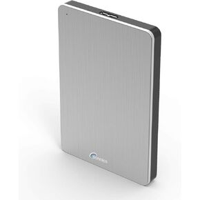 500GB Silver External Pocket Hard Drive USB 3.0 Compatible with Windows PC, Mac, Xbox ONE & PS4