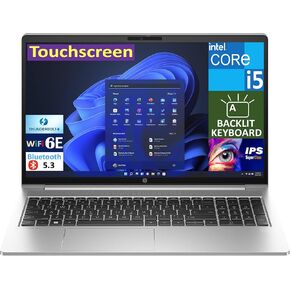 HP ProBook 450 G10 Business Laptop 15.6" Touchscreen IPS FHD Display (Intel i5-1335U (Beats i7-1255U), 32GB DDR4, 1TB PCIe SSD, Intel UHD, Backlit KB, 2 Thunderbolt 4, WiFi 6E, HD Webcam, Win11Pro)