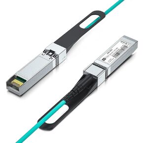 10G SFP+ AOC Cable, 10Gb SFP+ to SFP+ Active Optical Fiber Cable, OM3 Multimode MMF Fiber Assemblies with SFP+ connectors for Cisco SFP-10G-AOC5M, Ubiquiti UniFi, Supermicro, Mikrotik, 5m (16.4ft)