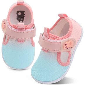 Besroad Toddler Sneakers Boys Girls Breathable Lightweight Walking Shoes Kids Running Athletic Tennis Non-Slip Daily Shoes Sandals…