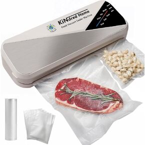 Food Vacuum Sealer Machine - 95Kpa Powerful Compact Vacuum Sealer for Food Storage Sealer for Sous Vide, Meal Prep, Freshness - Wet/Dry Modes, Easy to Use, Black in Saudi Arabia