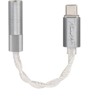 Moondrop Echo-B 32Bit/384kHz Portable USB Type-C to Headphone DAC/AMP with 4.4mm Full Balanced Jack Adapter