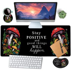 Large Mouse Pad with Mouse Wrist Rest, 31.5x11.8 in Extended Mouse Mat, Ergonomic Memory Foam Wrist Rest, for Work & Gaming Writing Pad, African American Black Women Graffiti Girl Office Desk Pad